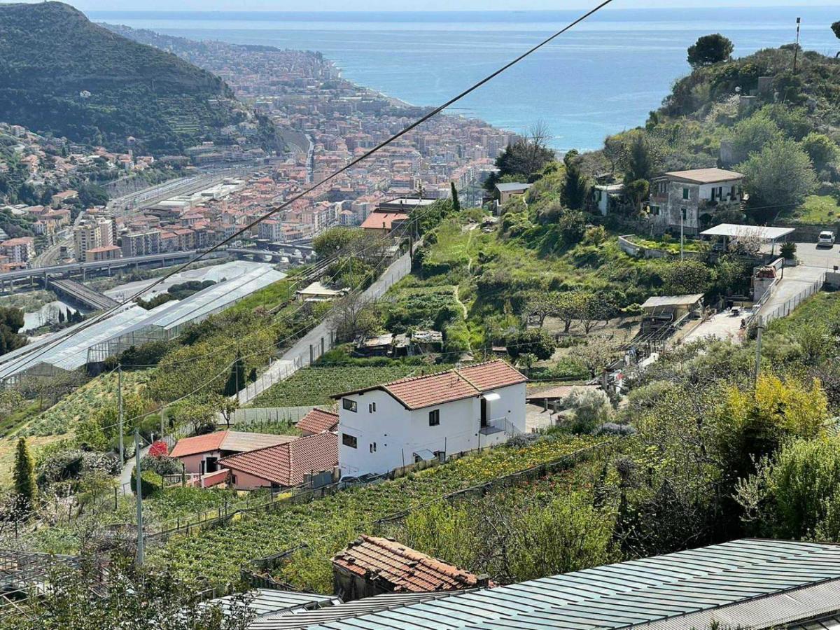 Casa Peidaigo Immersa Nel Verde,Vista Mare E Monti Vintimille Extérieur photo